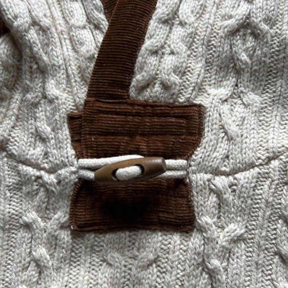 EGG New York Cable Knit Hooded Sweater Size 5 - Picture 9 of 16